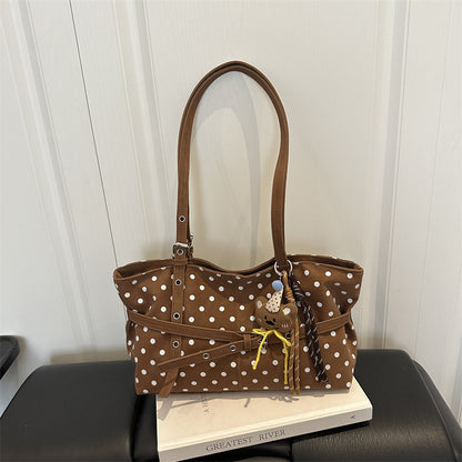Polka Dot Dekorativer Schulter Tragetasche