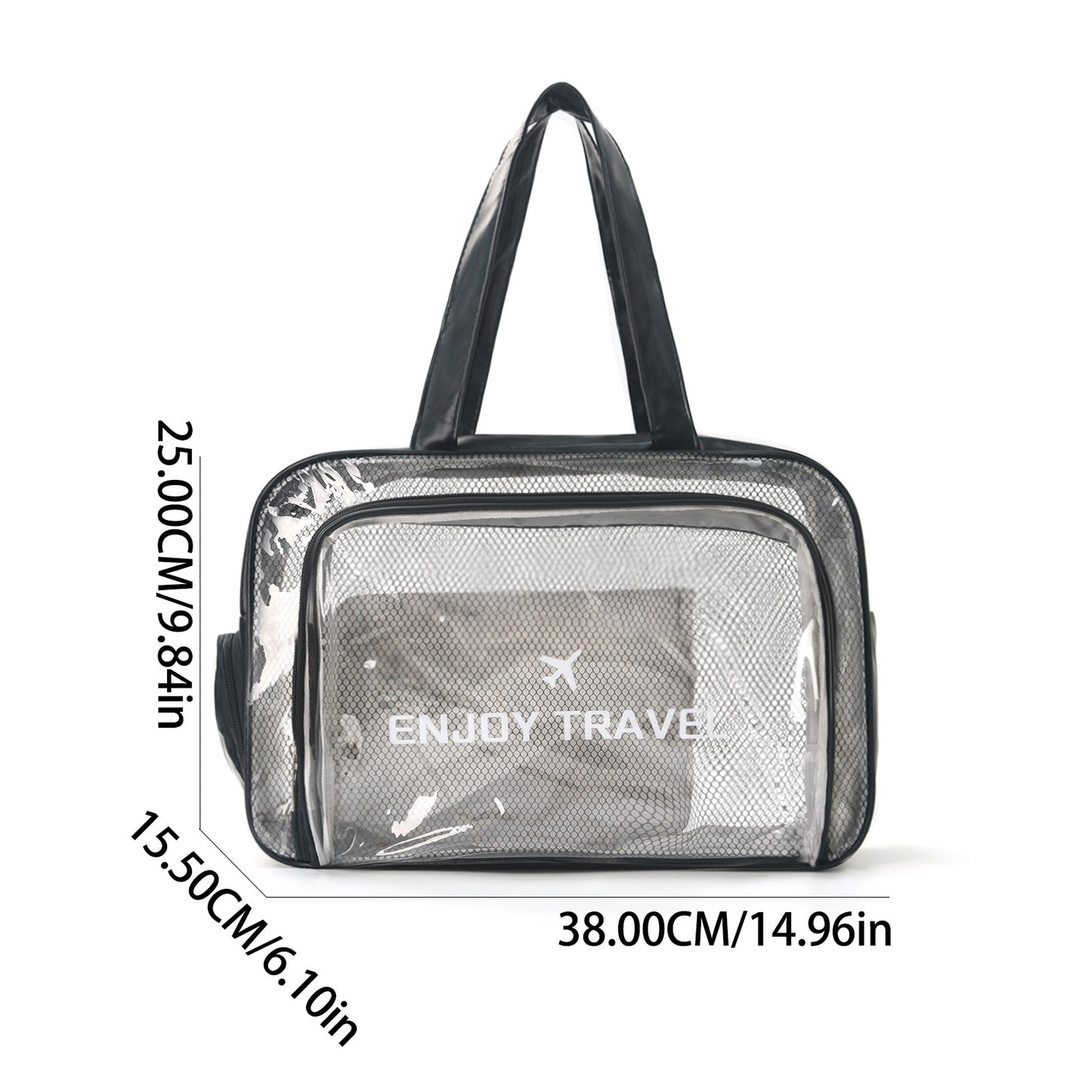Transparente Reise-Tasche mit Vielseitigen Fächern Brehn