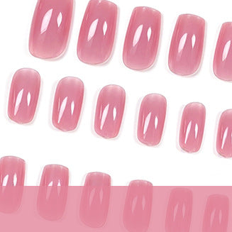 Elegante quadratische Gel-Nagelverstärkungen Brehn