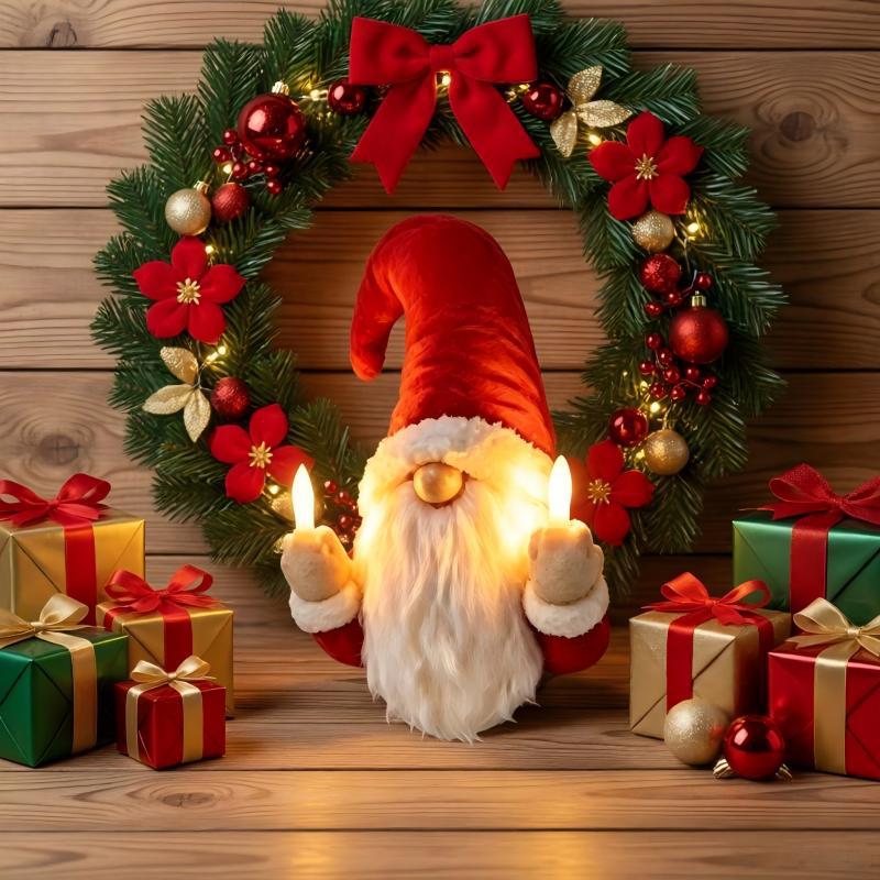 Humorvolle Weihnachtslicht-Figur Brehn