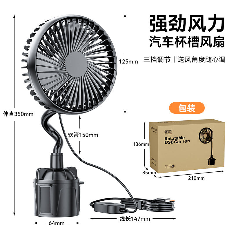 Rotierender Usb-Auto-Lüfter Brehn