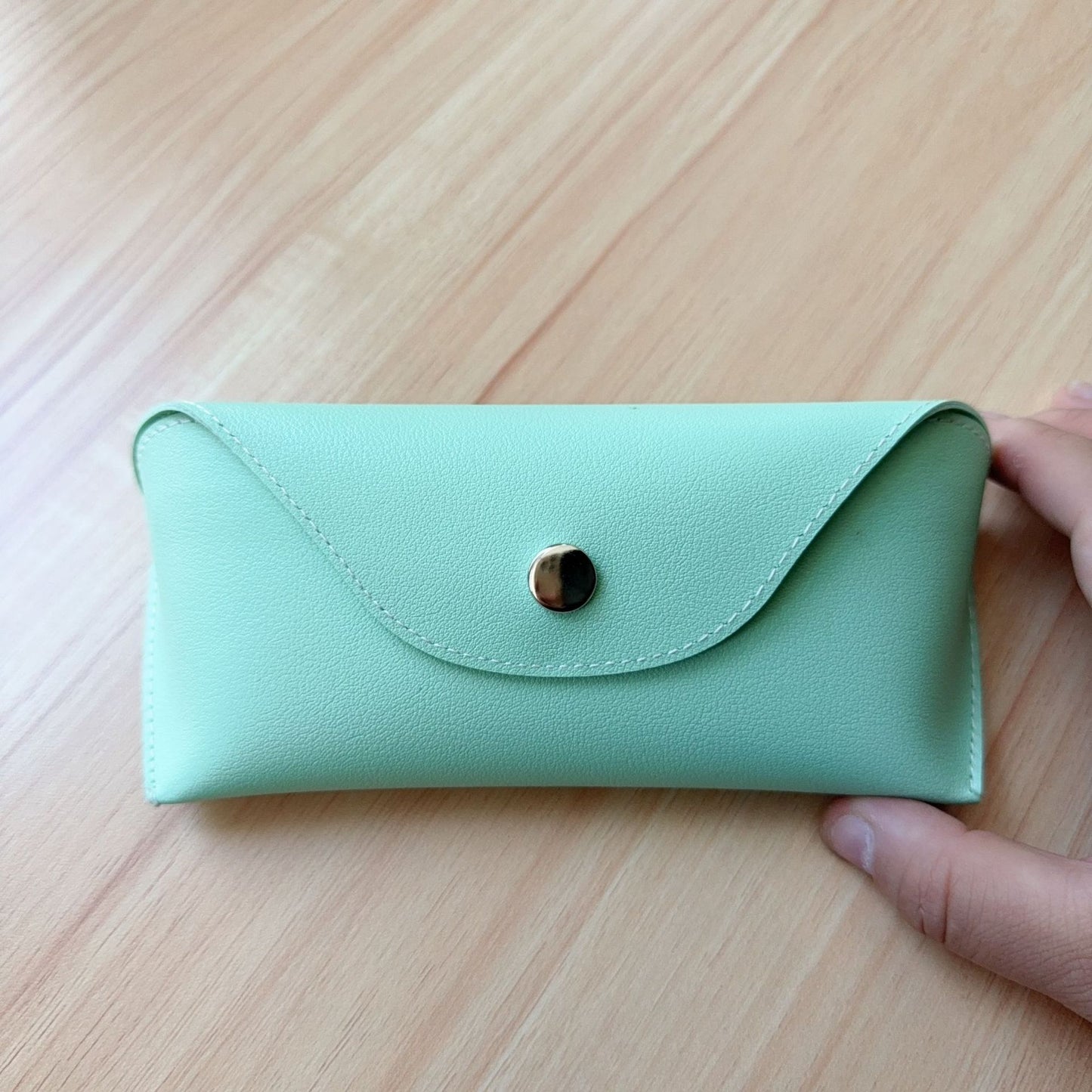 Stylische Lederbrille Etui Brehn