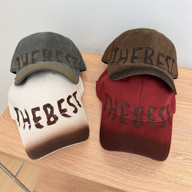 Damen Vintage Denim Baseball Cap Brehn