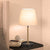 Moderne Leinen Schirm Tischlampe