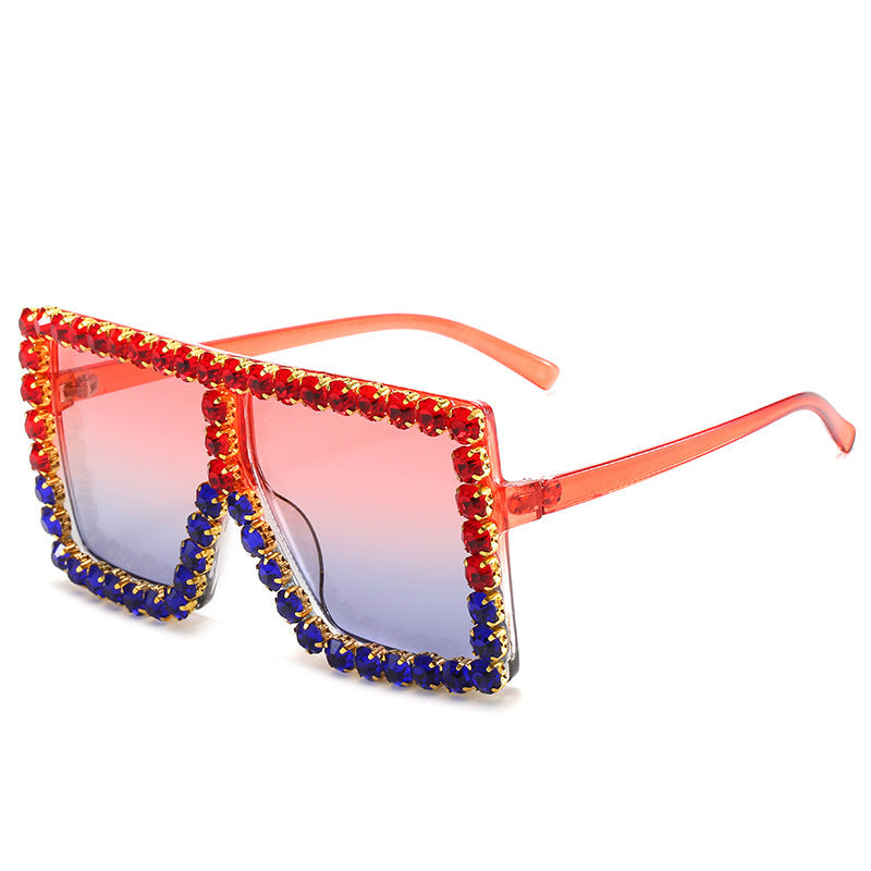 Damen modische Sonnenbrille mit Strassverzierung Brehn