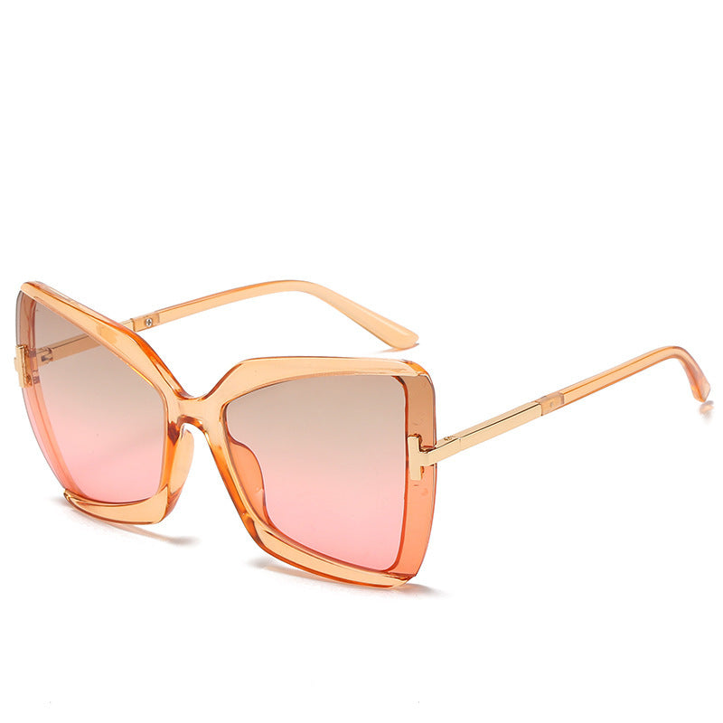 Luxuriöse Übergroße Schild Sonnenbrille Brehn