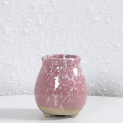 Zeitgenössische Kurvenkeramische Vase Brehn