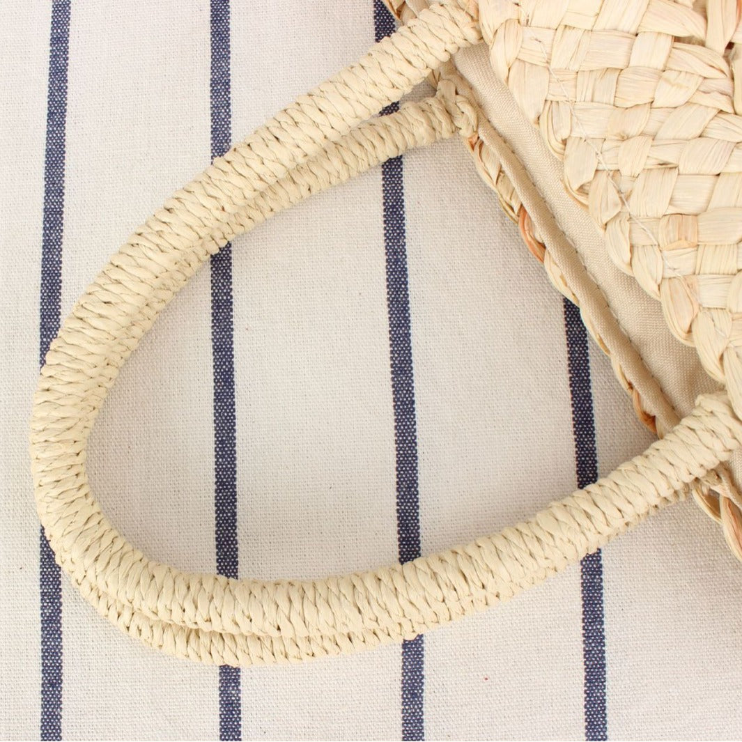 Handtasche Aus Natürlichem Geflochtenem Material Brehn