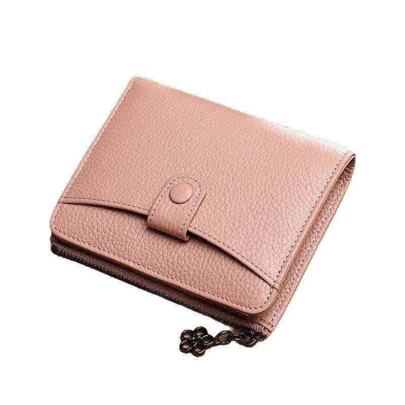 Elegante kompakte Reißverschluss um Wallet Brehn