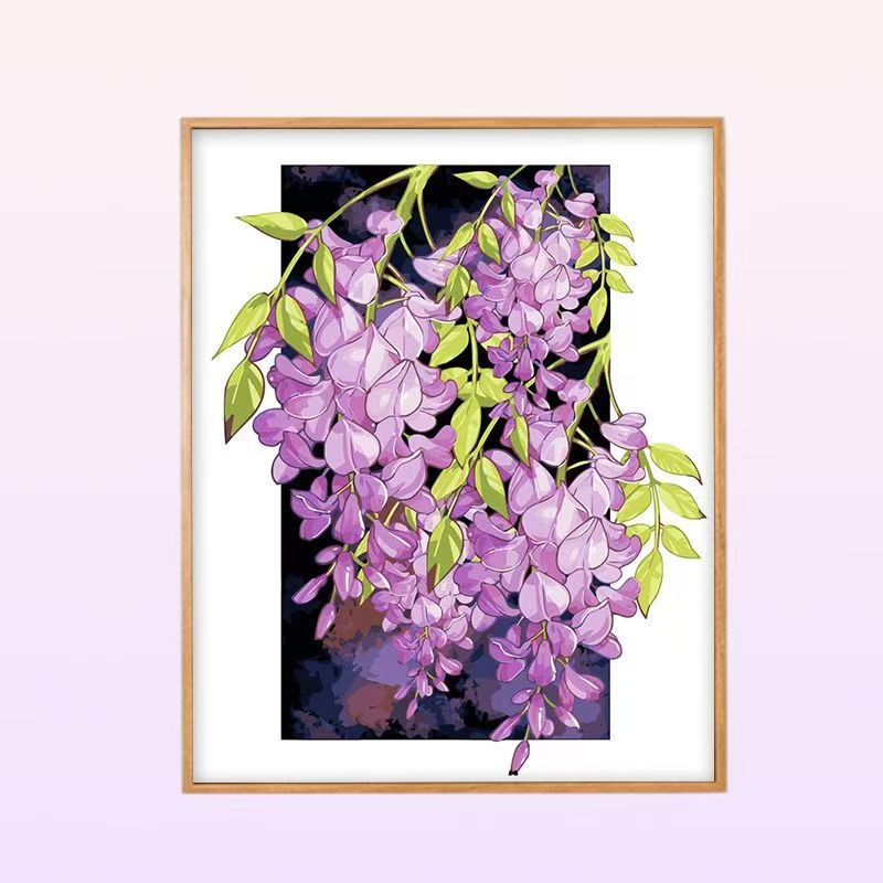 Floral Peony Illustration Wandkunst Brehn