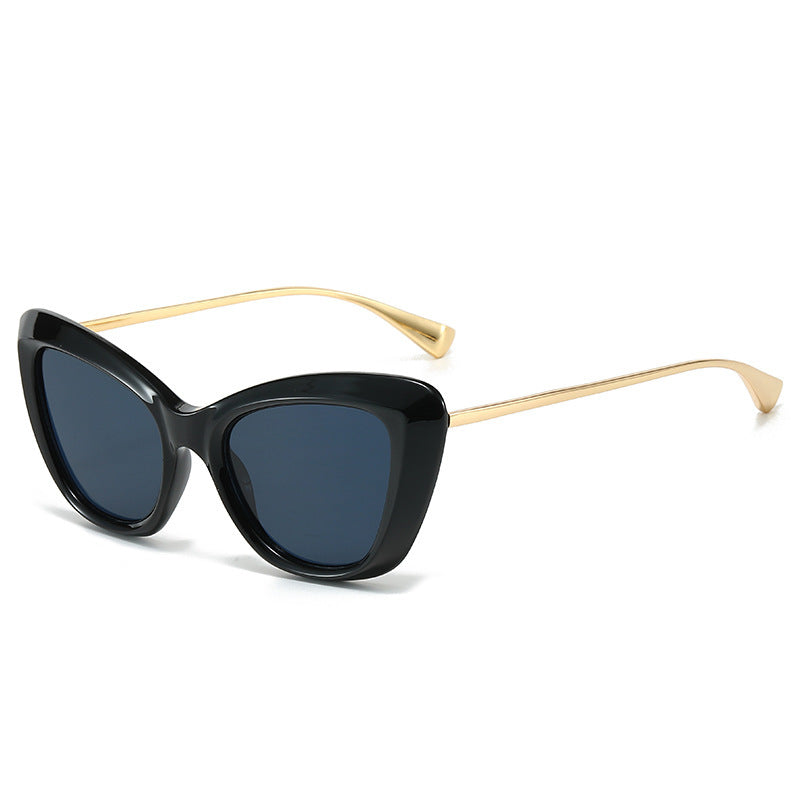 Damen Cat-Eye Sonnenbrille mit elegantem Metallrahmen Brehn