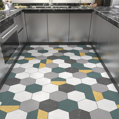 Geometrisches Wabenmuster Teppichboden