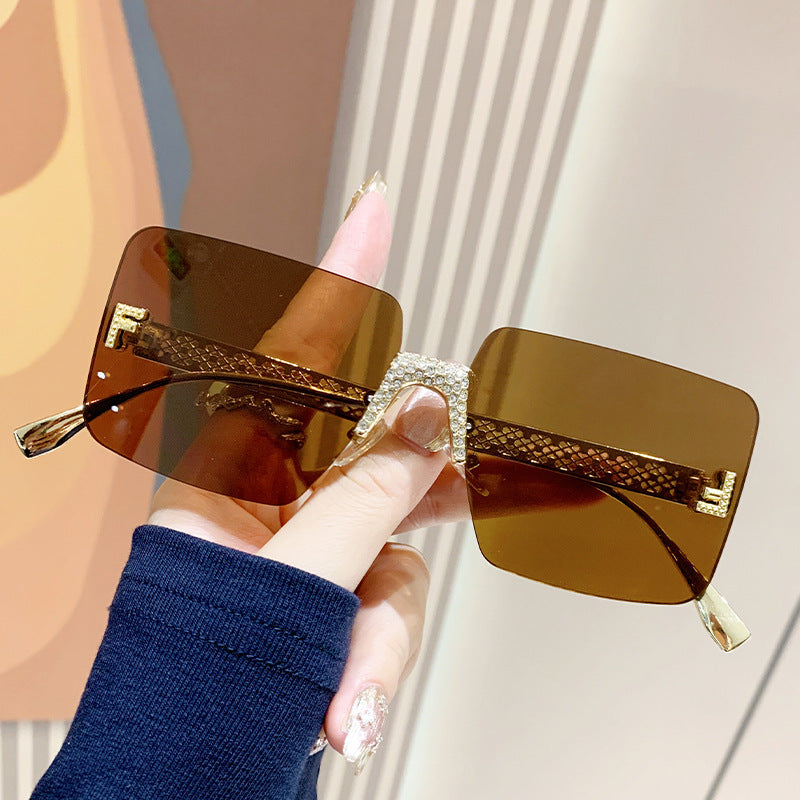 Damen extravagante hexagonale Sonnenbrille Brehn