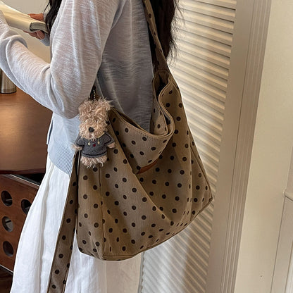 Lässige Polka Dots Hobo Tasche