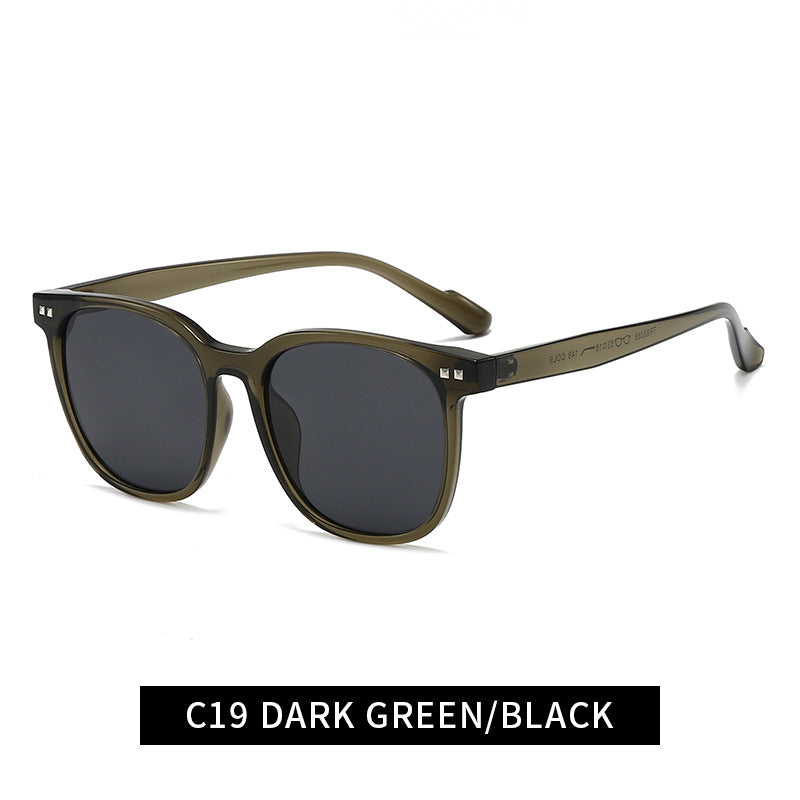 Damen zeitlose Sonnenbrille im modernen Rechteckdesign Brehn