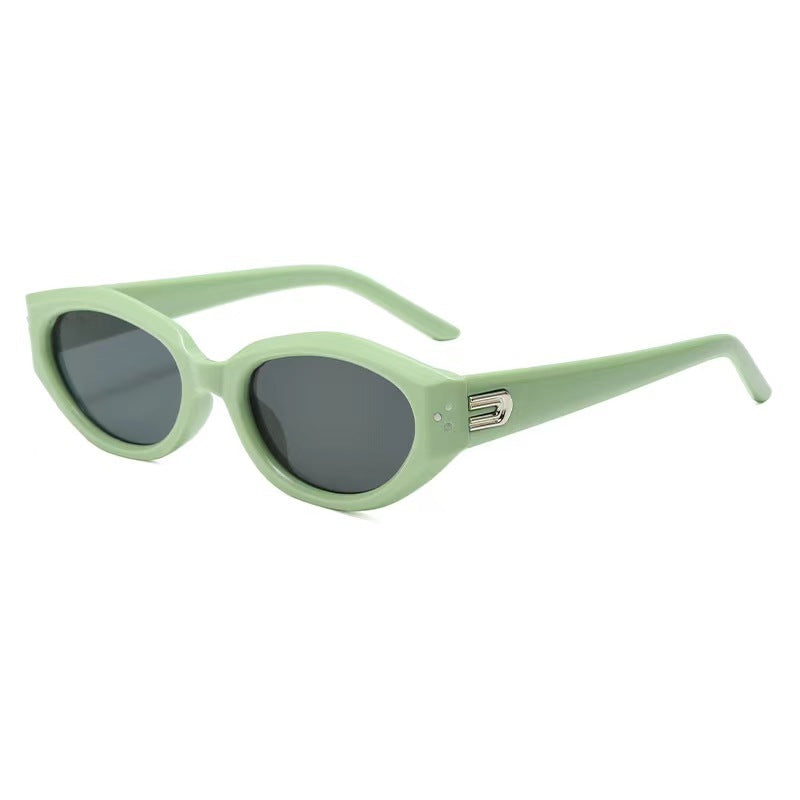 Damen modische Retro-Sonnenbrille im Cat Eye Stil Brehn