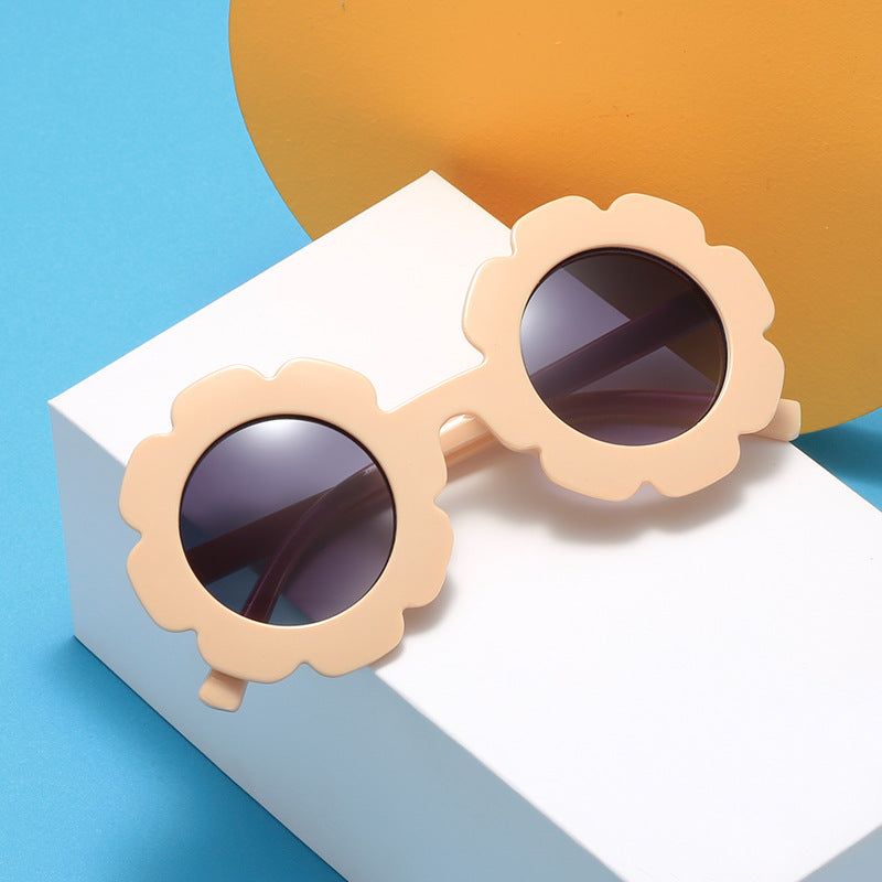 Damen verspielte Blumen-Sonnenbrille mit hoch UV-Schutz Brehn
