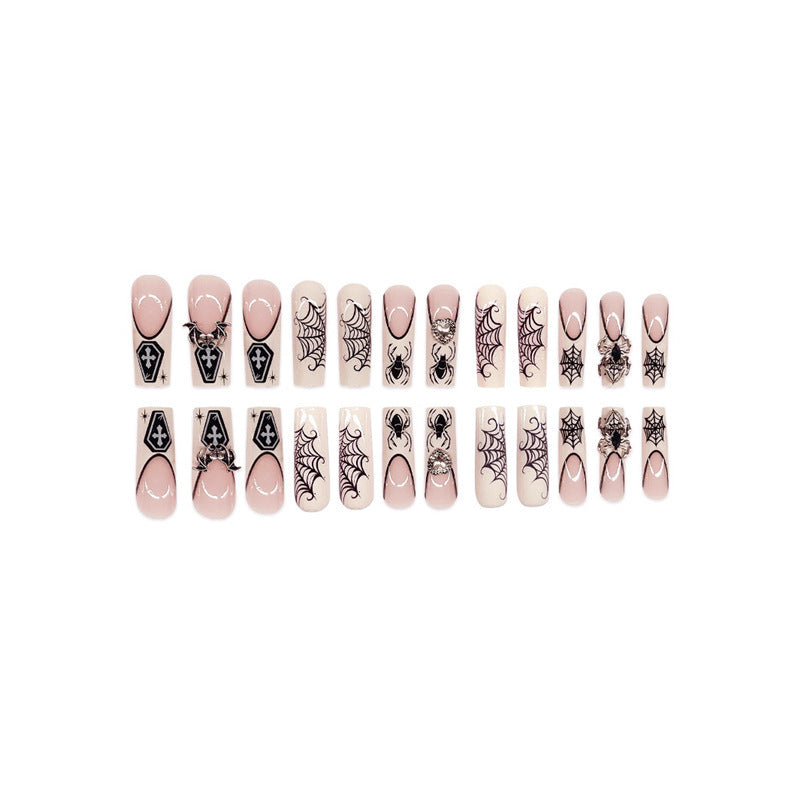 Halloween-Themen Press-On Nail Art Extensions Brehn