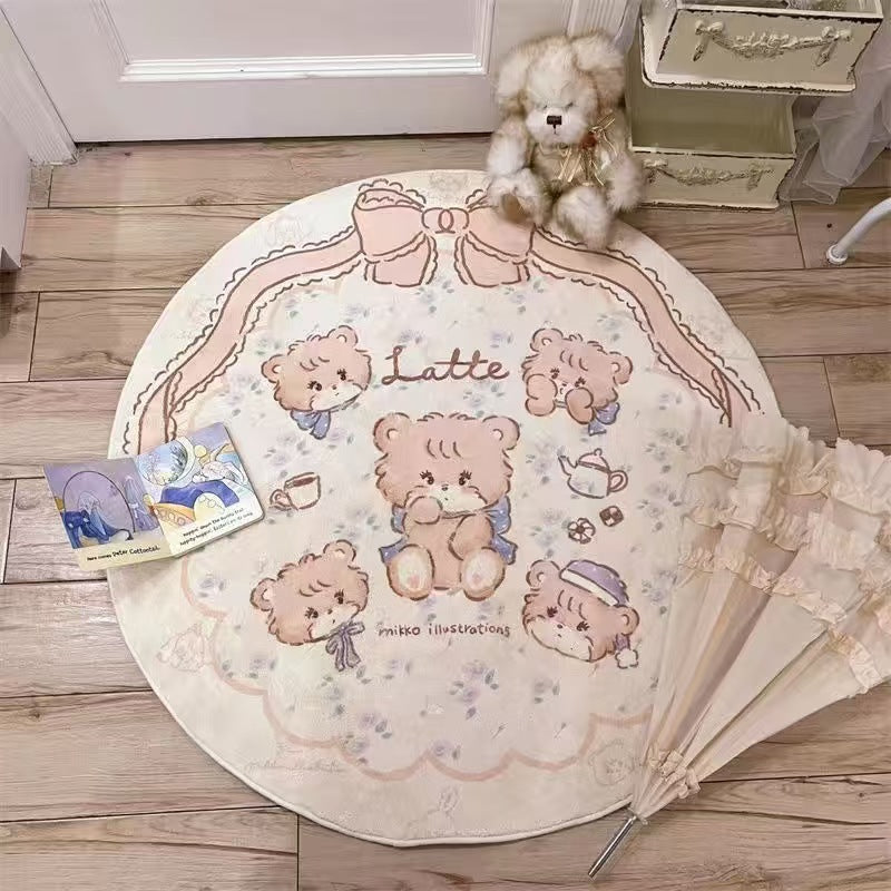 Adorable runder Spielmatte