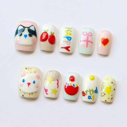Spaß Thematic Press-On Nail Set