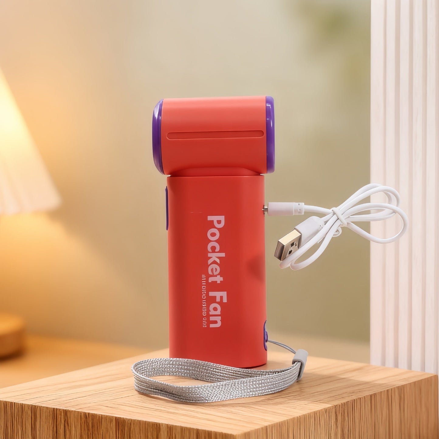 Damen Tragbarer Mini Ventilator mit USB-Ladefunktion und leichtem Design Brehn