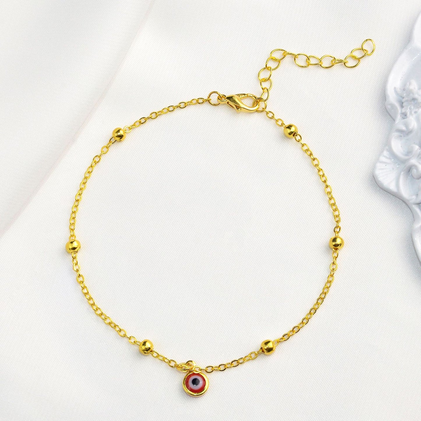 Delicate Evil Eye Anklet Brehn