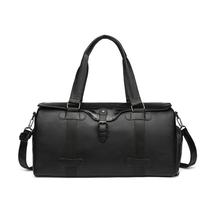 Premium Leder Reis Duffel Tasche Brehn