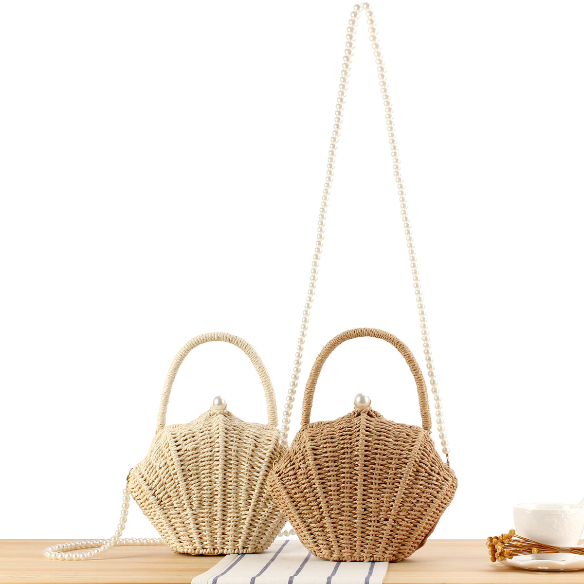 Handtasche Im Stilvollen Muschel-Design Brehn