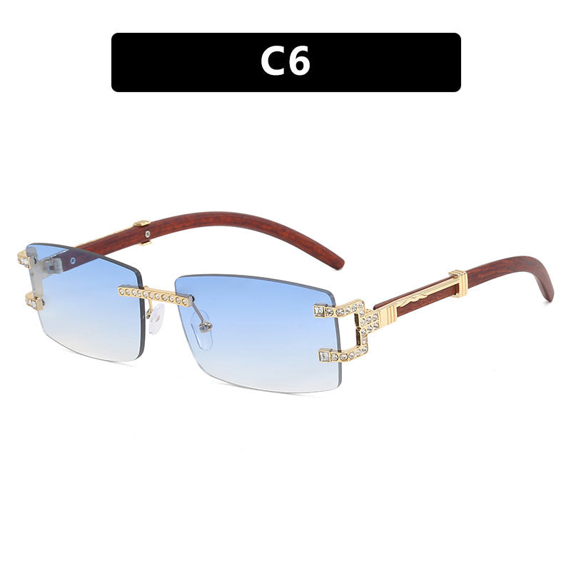 Damen exklusive Sonnenbrille im eleganten Design mit Strass-Akzenten Brehn