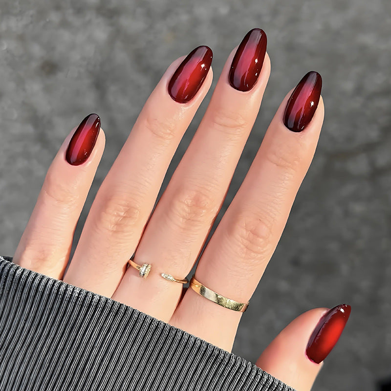 Kunstnagelset mit glamourösem Farbverlauf Brehn