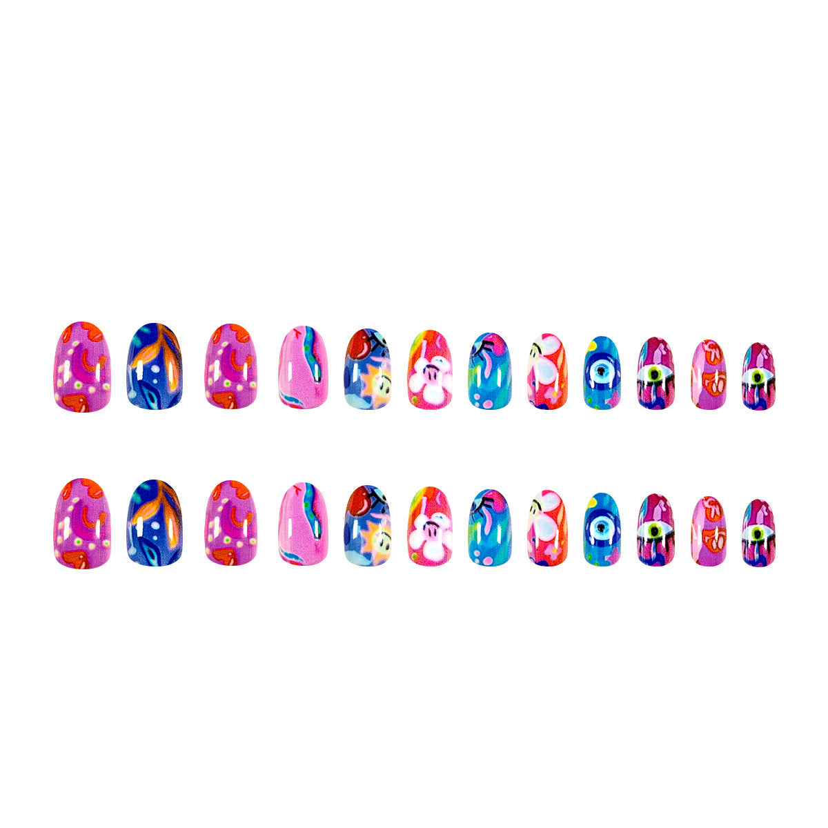 Kreative und bunte Nagelkunst Brehn