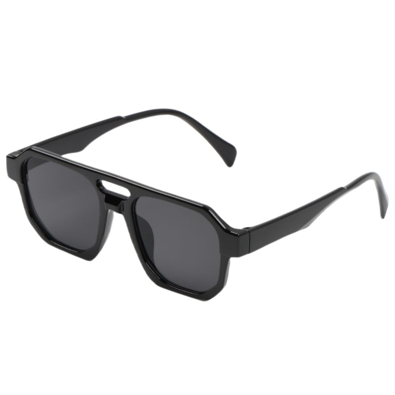 Damen moderne oversized Sonnenbrille mit eckigem Design Brehn
