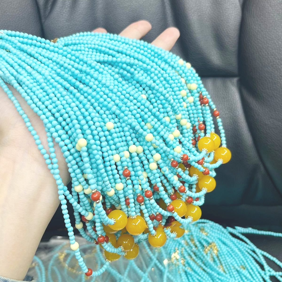 Perlen Charm Halskette Brehn