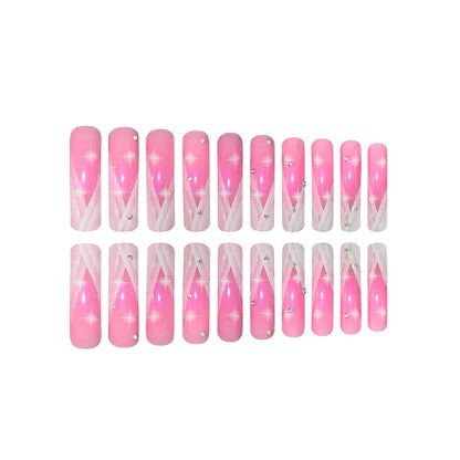 Elegante 3D-Gradient-Nägel Kunst Brehn