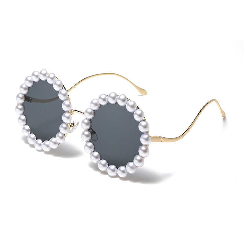 Damen elegante oversized Sonnenbrille mit stilvollem transparentem Rahmen Brehn
