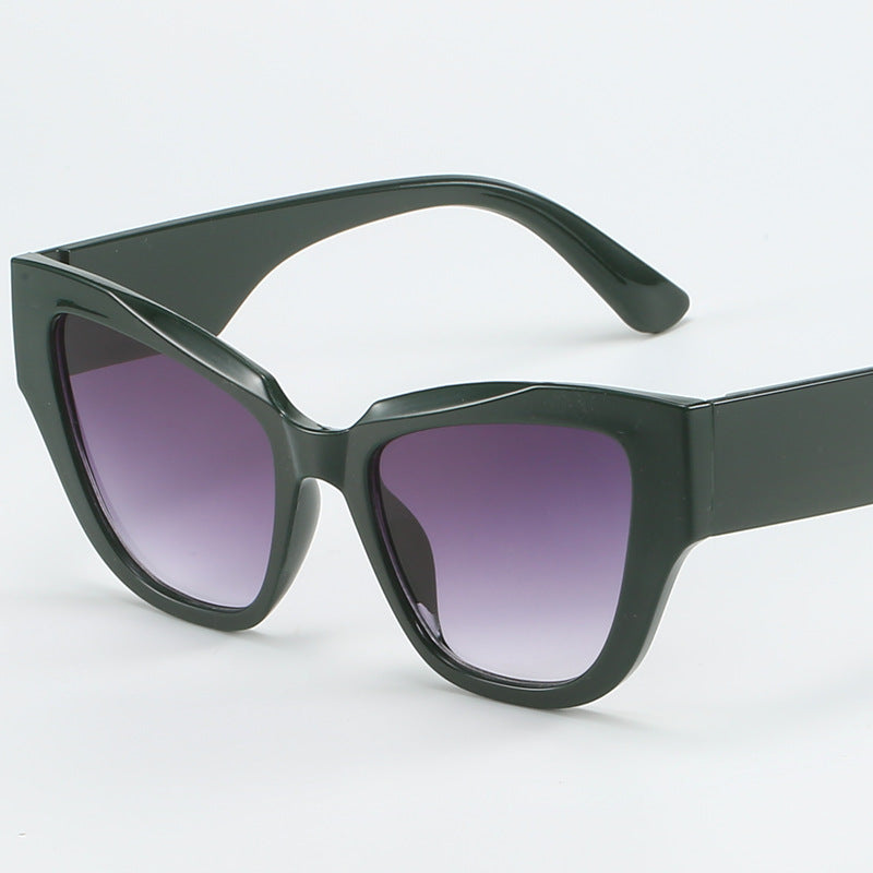 Damen Cat-Eye-Sonnenbrille mit extravagantem Leopardenmuster Brehn