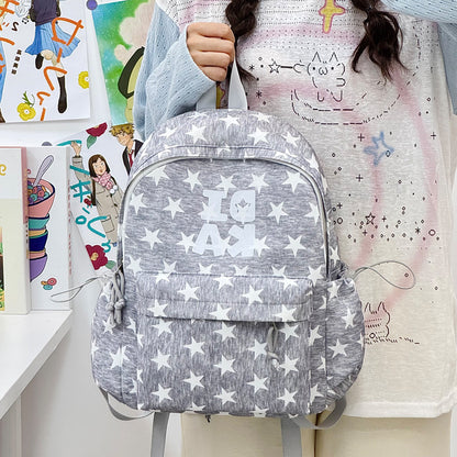Stylische Sternen-Print Schulrucksack Brehn