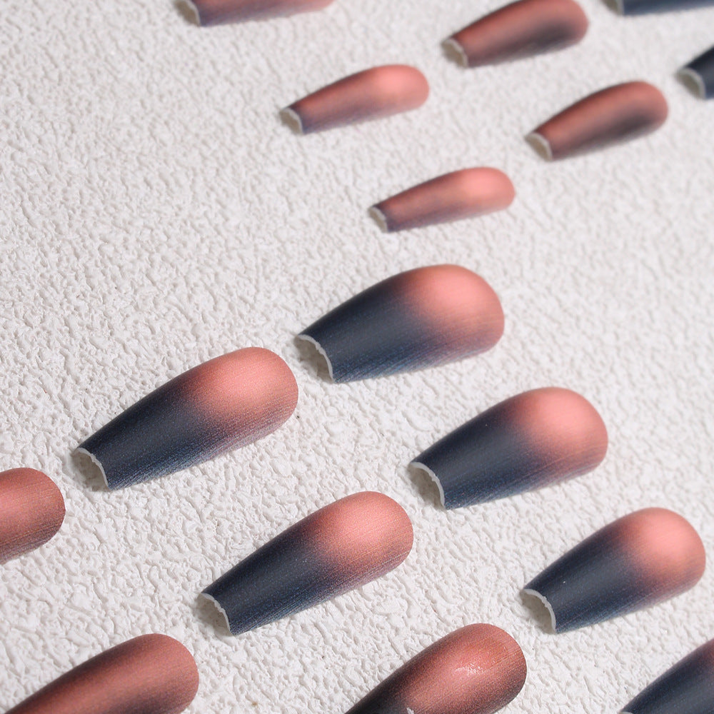 Matte Ombre Stiletto Press-On Nägel Brehn