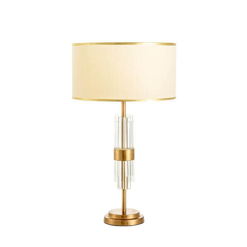 Dekorative Tischlampe mit eleganten Acrylakzenten