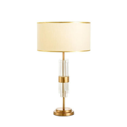 Dekorative Tischlampe mit eleganten Acrylakzenten