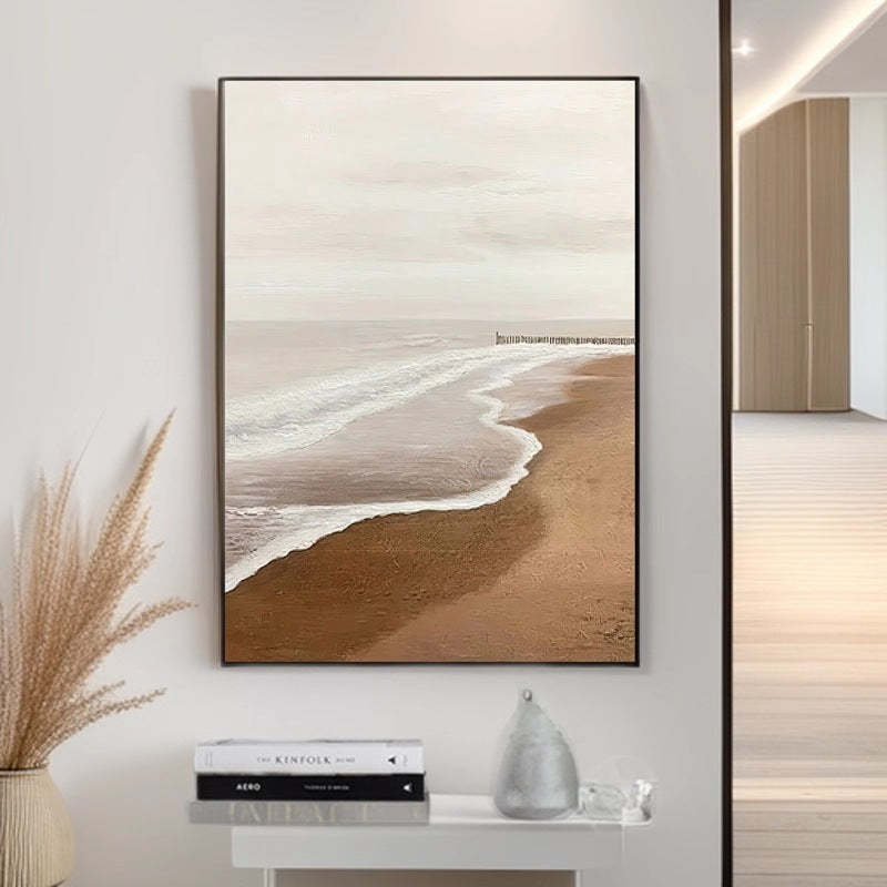 Küsten Serene Leinwand Kunst