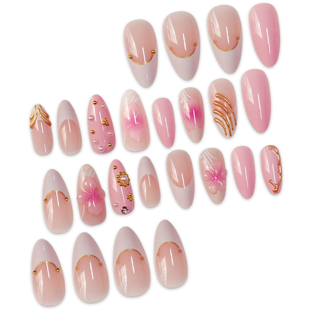 Premium Floral Designer Press-On Nails Brehn