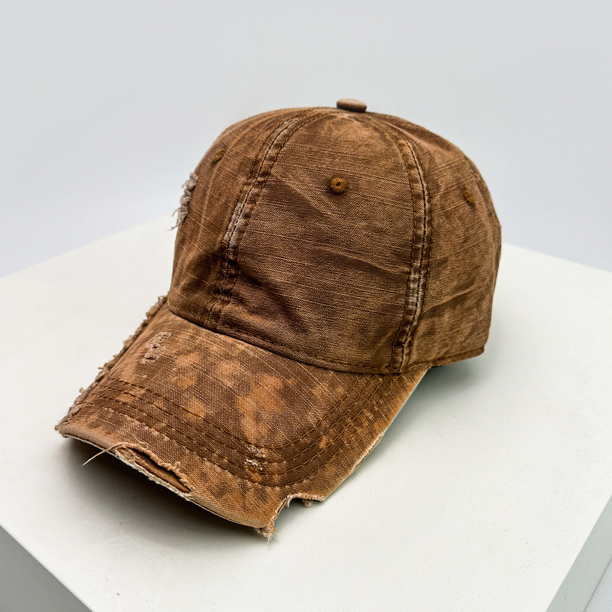 Herren Zerrissene Denim Baseballmütze Brehn