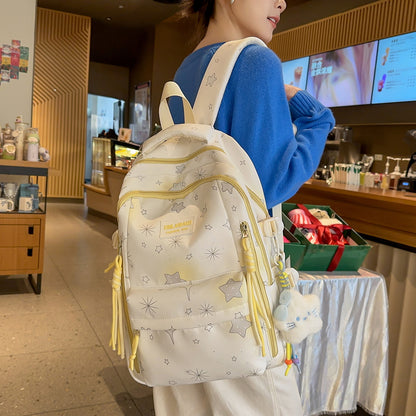 Stilvolle Stern-verzierte Schul-Rucksack Brehn