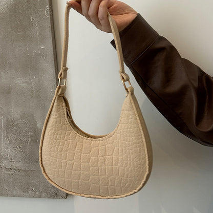 Modische Kroko Präge Hobo Tasche