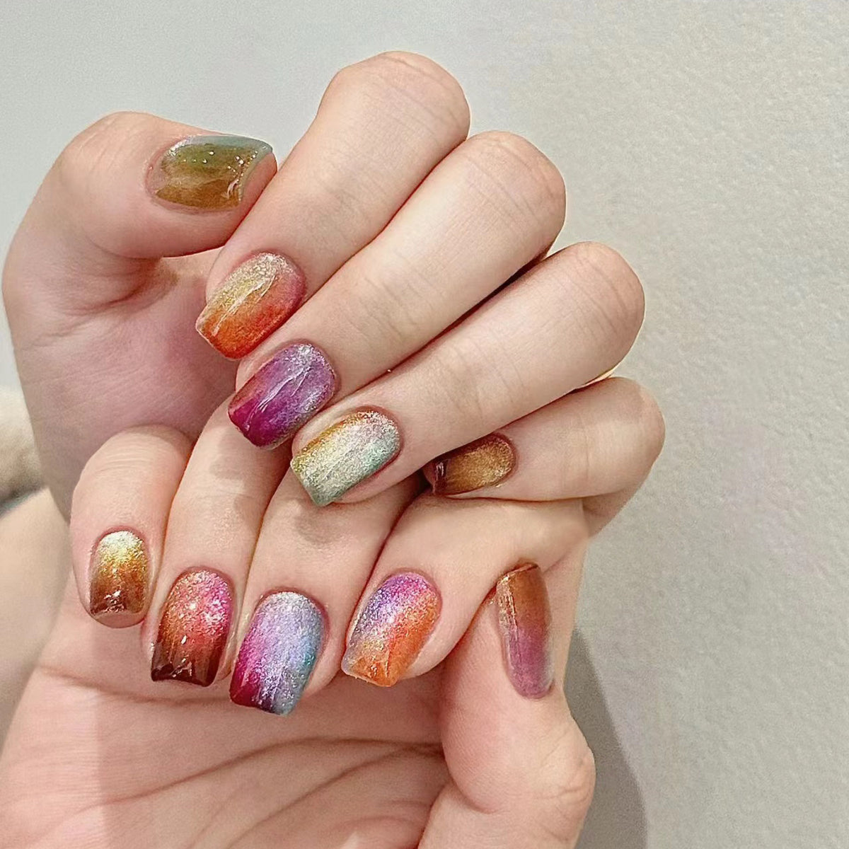 Gradient Shimmer Press-On Nägel Brehn