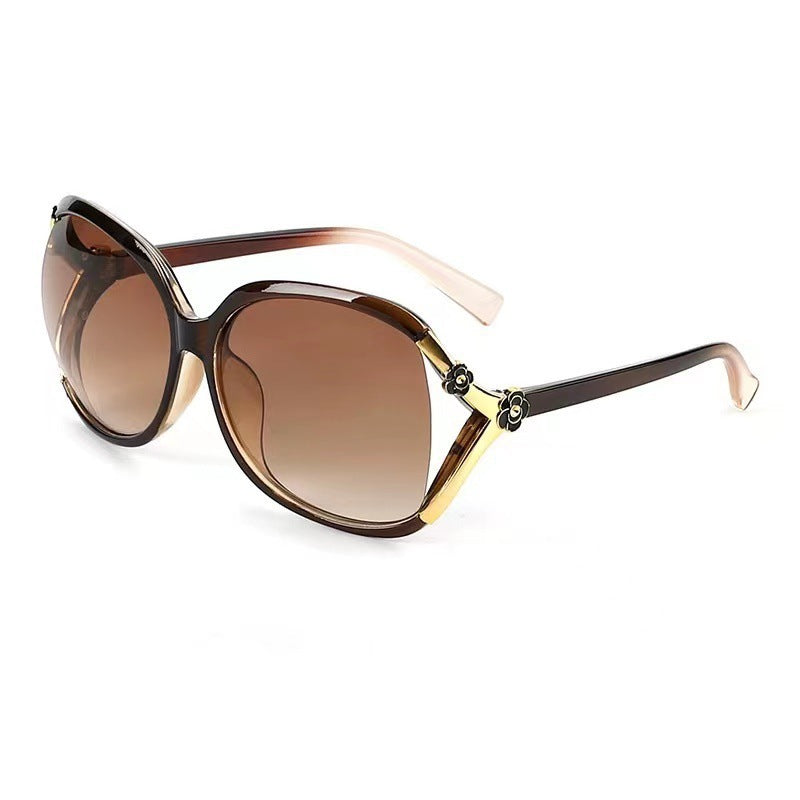 Elegante Übergroße Schmetterlingssonnenbrille Brehn