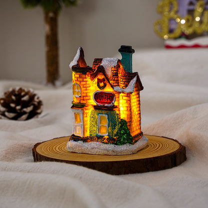 Dekorative Weihnachtsbeleuchtungshaus Brehn