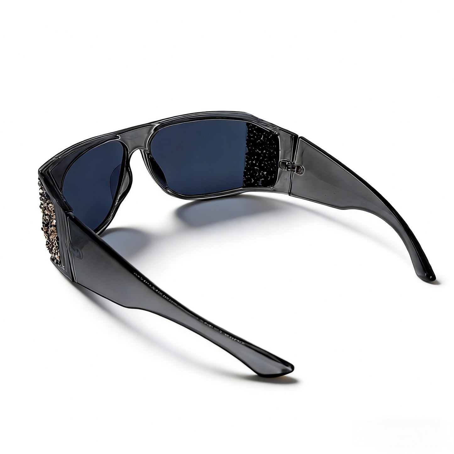 Damen Sportliche Sonnenbrille mit funkelnden Applikationen Brehn