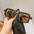 Damen quadratische Sonnenbrille mit auffälligem und modernem Design Brehn